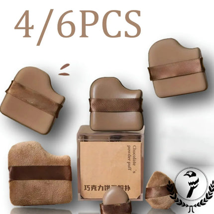 4/6PCS Makeup Blender Puff Air Cushion Foundation Sponge Loose Powder Puffs Cosmetic Applicator Tool Finger Sponge Makeup