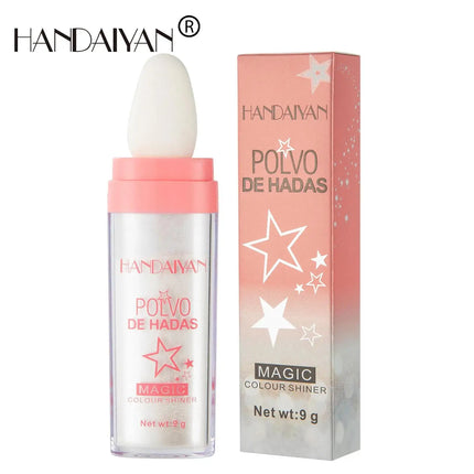 3 Color Fairy Powder Stick Highlighter Contour Makeup Illuminator Glitter Shimmer Brightening Face Beauty Creamy Blendable