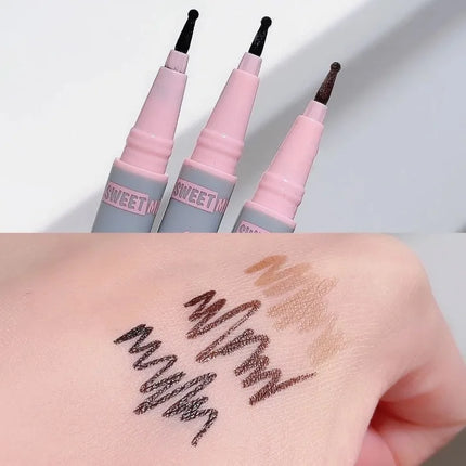 Natural Lifelike Fake Freckle Makeup Pen Liquid Lightweight Round Head Fake Spot Pen Long Lasting Waterproof Face Dot Mole Pen