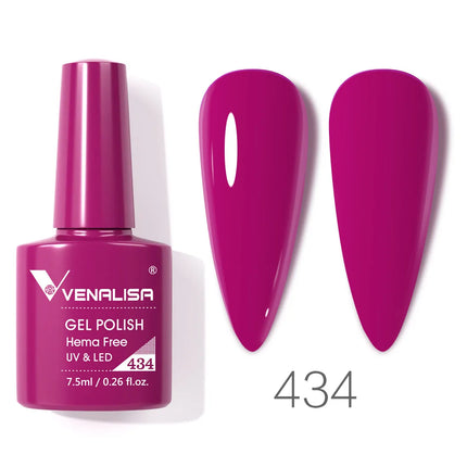 Venalisa VIP4 7.5ml Gel Nail Polish Hema Free Full Coverage Beautiful Semi Permanent Soak Off UV LED Gel Nail Polish Gel Lacquer