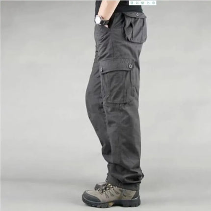 2025 Tactical Cargo Pants Men Cotton Overalls Outdoor Work Trousers Big Size Hombre Clothing Camo Hiking Pants Multiple pockets