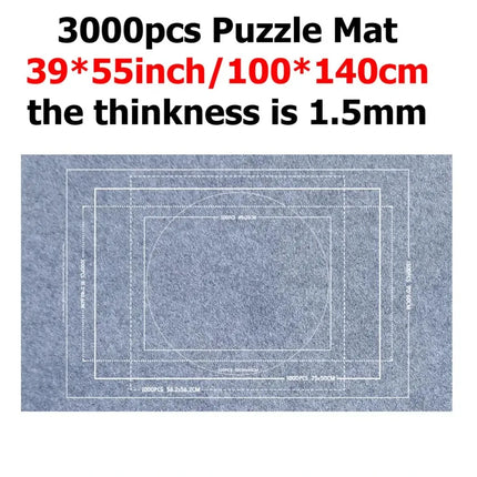 Puzzle Storage Blanket Children Puzzle Toys Multiple Specifications with Bag Portable Parent-child Early Education Gifts TMZ
