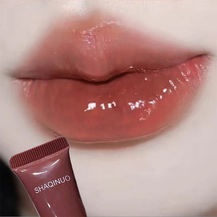 Lip Glowy Lightweight Hydration Balm Shea Butter Glaze Craze Tinted Polypeptide Lip Gloss Serum Fruit Donut Lip Oil Care