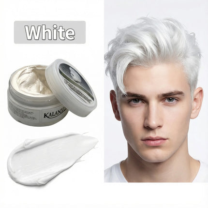 Temporary Hair Color Wax for Kids Girls Boys AdultsTemporary Hair Dye Hair Color Cream Teal Hair Dye Hair Wax Color Instant
