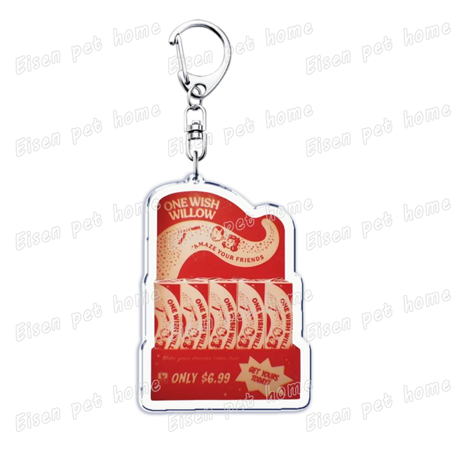 Horror Movie Obsession Keychain for Accessorie Bag Scary One Wish Willow Farming Keyrings Jewelry Friends Nikki Fans Gifts