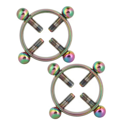Nipple Clamp Ring Erotic Accessorie Nipple Clamps Sex Toys For Women Stainless Steel Breast Stimulator Shield Body Piercing Shop