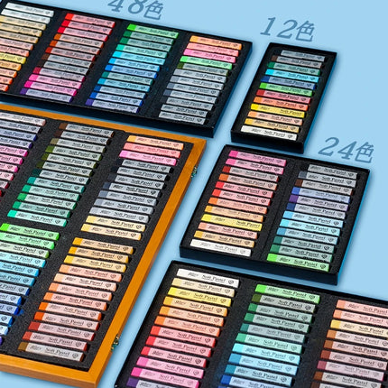 Mungyo Gallery Soft Pastel Squares Chalk 24/36/48 Colors for Art Painting, Drawing, Blending, Oil Crayons Pastels Art Supplies