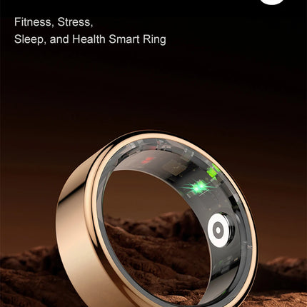 [2024 ] COLMI R02 Smart Ring Military Grade Titanium Steel Shell Health Monitoring IP68 & 5ATM Waterproof Multi-sport Modes