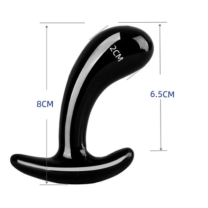 Unisex TPE Thumb Anal Butt Plug 3-Piece Set Prostate Massage Insert G-Spot Wearable Stimulation Sex Toy for Adults Men Women