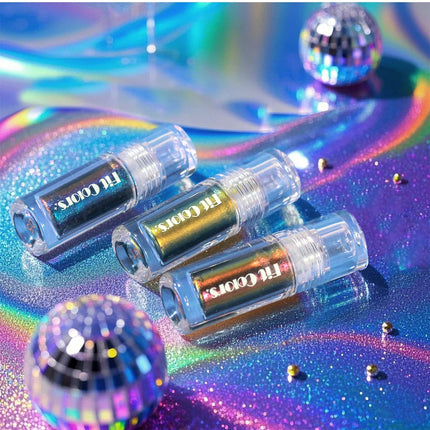 Glossy Metallic Eyeshadow Lipstick Set Liquid Glitter Pigment Optical Chameleon Face Beauty Makeup Cosmetic