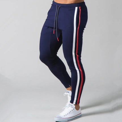 Customizable Skinny Pants Men Running Cotton Track Pants