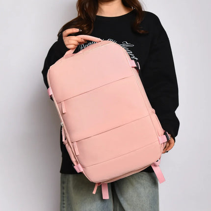 Couples Leisure Lightweight Backpack Travel Backpack Female New Backpack Student Schoolbag Large Capacity Travel Commuter Luggag