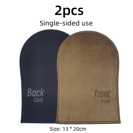 Self Applicator Tanning Glove Mitt 2pcs Reusable Body Face Back Tan Tools