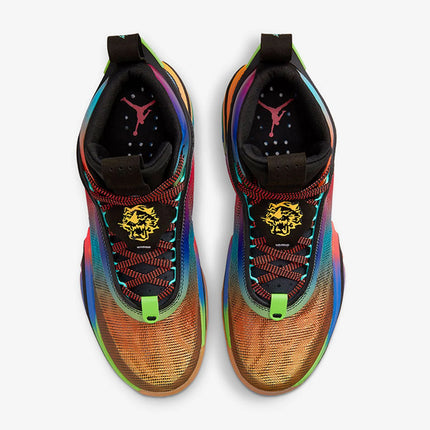 Nike Authentic Jordan Unisex Rainbow Mid-Top Durable Basketball Shoes DN4200-064