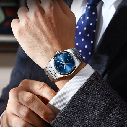 POEDAGAR Luxury Watches For Men Stainless Steel Waterproof Luminous Men's Watch Date Week Fashion Casual Men's Quartz Watch Reloj