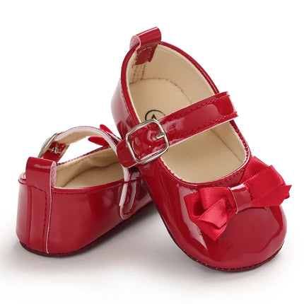 Spring and Autumn Style 0-1 Year Old Baby Walking Shoes Soft Rubber Soled Baby Shoes Breathable and Non Slip Princess Shoes