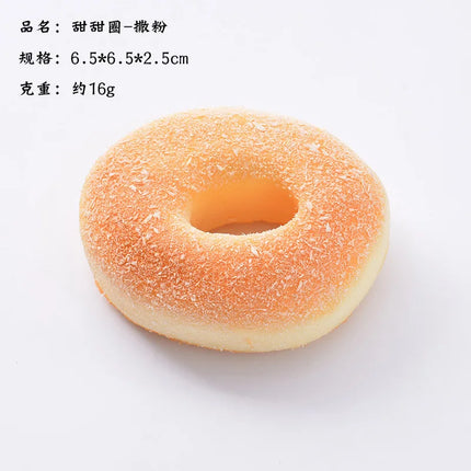 Artificial Bread Pressure Reliever Knead Stress Reliever  toy Fake Food Photography Prop Window Cabinet Model fidget toy gifts