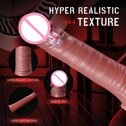 Penis Sleeve Cock Sleeve Vibrator Penis Extender Vibrating Cock Ring 10 Modes Elastic Penis Ring to Couple Sex Toys for Men