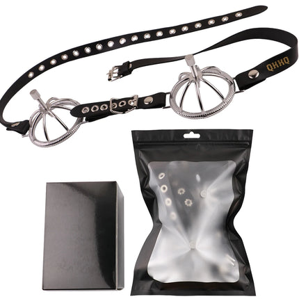 BDSM Breast Bondage Harness Belt Nipple Clip Stimulation Sadism Slave Games Women Breast Restraint Fetish Sex Toys Couples