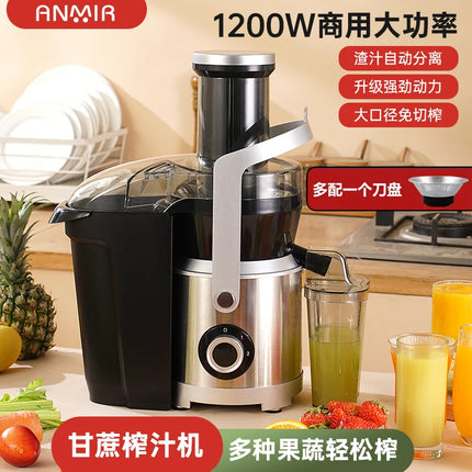 Sugarcane juicer merchant slag juice separation fully automatic multi-functional large diameter fruit vegetable juice machine