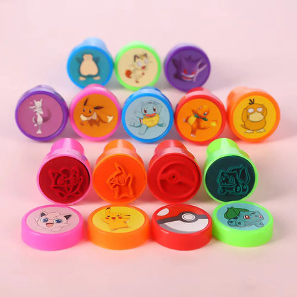 Pokemon Pikachu Themed Birthday Party Supplies Gift Stickers Keychains Stamps Balloons Gift Bag Fillers Party Decorations
