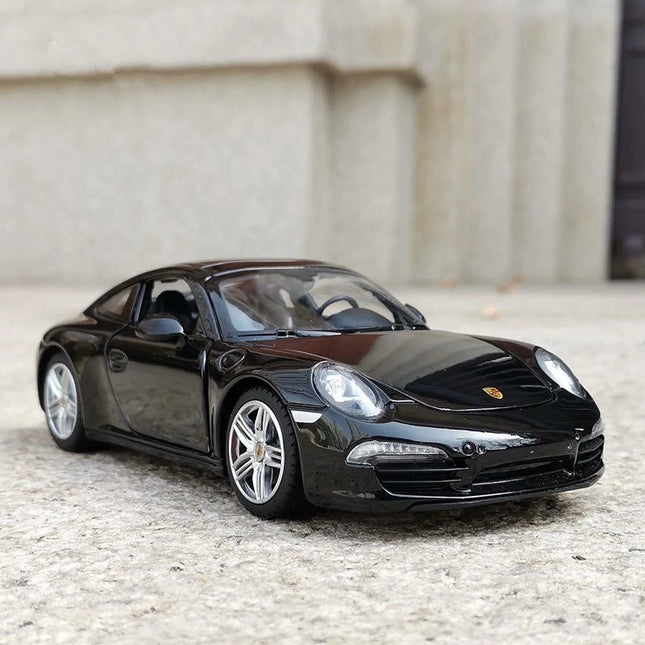 1/24 911 Carrera 991 Coupe Alloy Sports Car Model Diecast Metal Track Racing Vehicles Car Model Simulation Collection Decoration