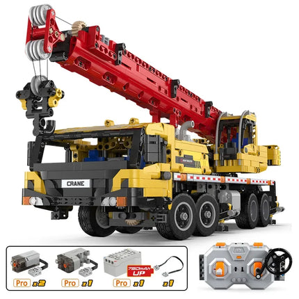 Cada City Remote Control Engineering Vehicle Truck Crane Building Blocks Technical MOC RC Car Bricks DIY Toys For Children Gifts