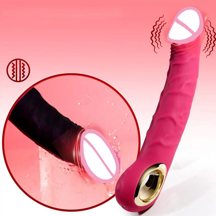Powerful Huge Head Vibrator for Female Masturbation Orgasm AV Magic Wand Massager Nipple Clitoris Stimulator Sex Toys for Woman