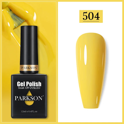 Parkson 12ML Nail Gel Polish HEMA TPO FREE Full Coverage 279 Color Gel Pigment Professional Nail Art Long Lasting Gel Varnish