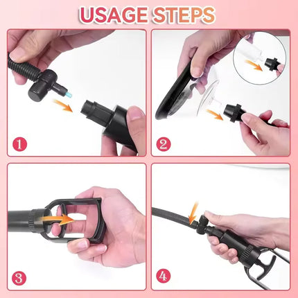 Manual Pussy Pump Vagina Clitoris Sucker Adult Sex Toy Manual Women Breast Massage Nipple Stimulator Enlarge Vacuum Pump Cover