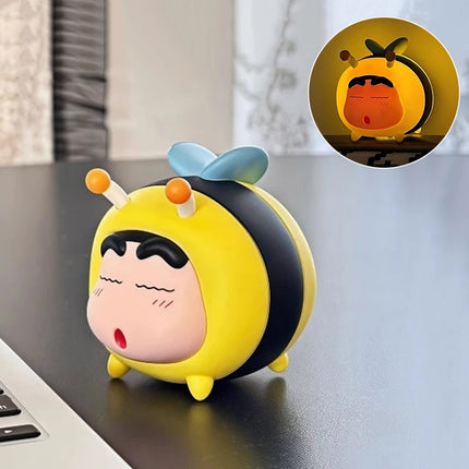 Cartoon Crayon Shin-Chan Light Toy Shin-chan Bedside Glowing Lamp for Sleeping Cute Reading Light Gifts Light Ornament Toys