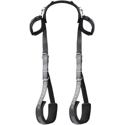 SM Erotic Toys 18+ Adult Games Bed Restraint BDSM Bondage Handcuffs Sextoy Slave Ankle Cuffs Couple Strap Bed Open Leg System