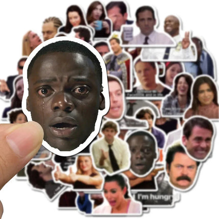 10/30/50/100pcs Funny Classic TV Series Meme Stickers Decals DIY Scrapbook Laptop Stationary Suitcase Waterproof Sticker Kid Toy