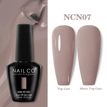 NAILCO 15ml Red Color Series Gel Varnish Coffee Gel Nail Polish Maximalism Reddish Gellak Design Brown Lacquer Nail Art Manicure