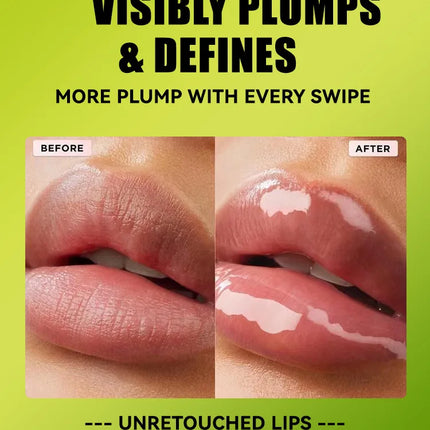 Hydrating Lip Glaze Plump Lips Oil Pearlescent Mirror Lip Gloss Clear Lipstick Lip Tint for Lips Care Moisturizing Lipgloss