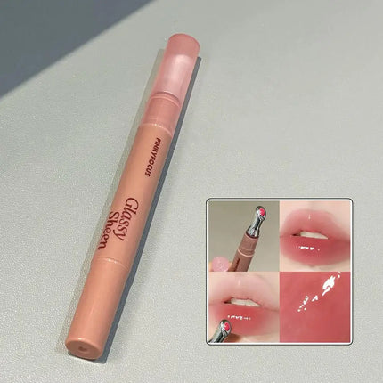 Mirror Watery Essence Lip Gloss Liquid Lipstick Jelly Lip Glaze Fading Lip Lines Water Light Jelly Makeup Moisturizing Lips Tint