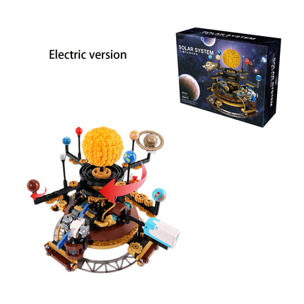 Solar System Building Sets Rotatable Space Exploration Building Blocks Toys Kid's STEM Educational Toys Birthday Gifts, 946PCS