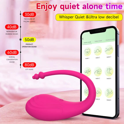 Wireless Bluetooth Powerful Vagina Vibrator Clitoris G Spot Vibrating Love Egg APP Long Distance Control Clit Sex Toys for Women