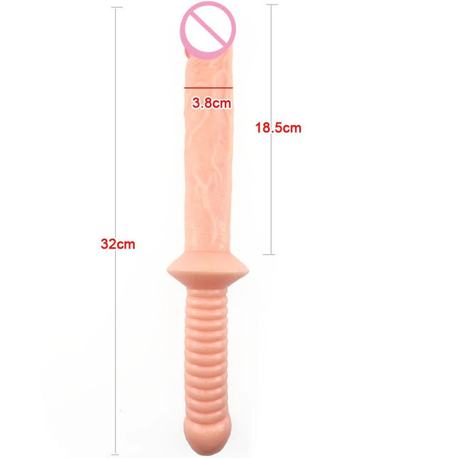 Super Long Dildos Anal Plug with Handle Penis Butt Plug Female Masturbation Adult Sex Toys for Women Men Couple Aduts Products