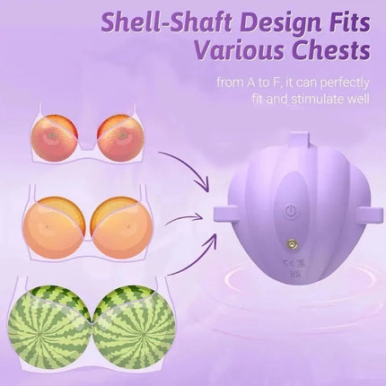 Wearable Nipple Vibrator Women's Intimate Toy Breast Massager APP-Controlled Female Masturbator Nipple Stickers Adult Sex Toys