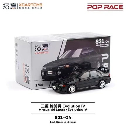 POP RACE 1:64  MAZDA RX7 RE AMEMIYA WIDE BODY Porsche 992 Stinger GTR Alloy Die-Casting Car Model Collection Gift