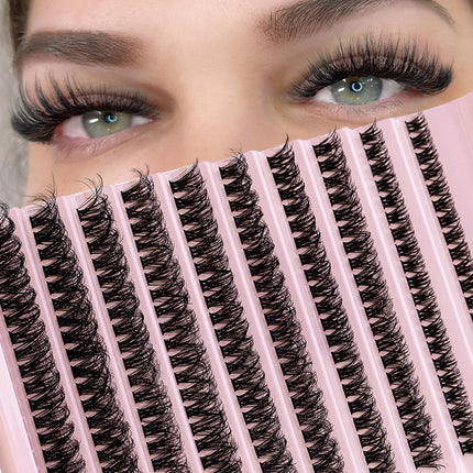 Lash Clusters 8-16mm 3D Cluster Lashes Natural Look Soft Mix Length DIY Eyelash Extension Volume Individual Lashes