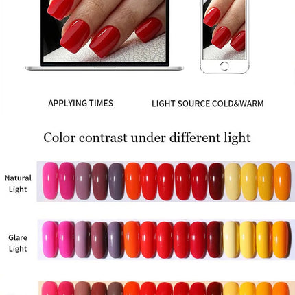 7ml Metallic Gel Nail Polish Red Chrome Effect Soak Off Varnish Semi-Permanent Nails Art Manicure Base Top Coat and Magnetic