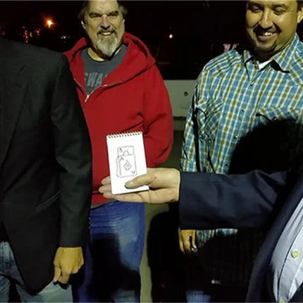 Mini Cardiographic by Martin Lewis Magic Tricks Sketchpad Rising Card Close Up Street Illusions Gimmicks Mentalism Props