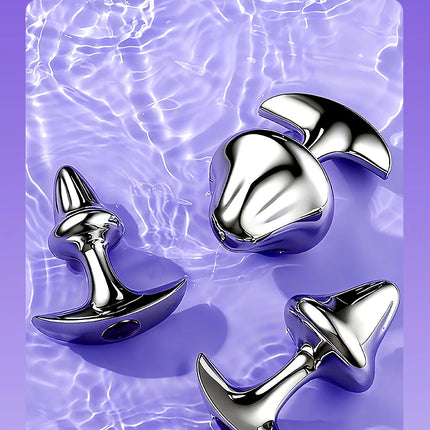 1Pcs,Anchor shaped mushroom anal plug, three sizes, gem base anal plug, g-spot massage, sexual health, adult sex, sex toys