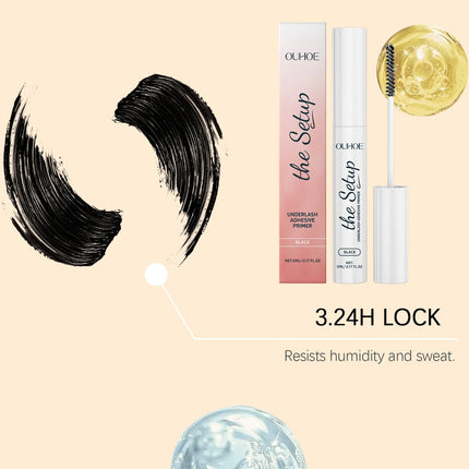 Eyelash Primer Waterproof Mascara Base 5ml Volumizing Lengthening Lash Booster Curling Sweatproof Smudge Proof Eye Makeup Shea