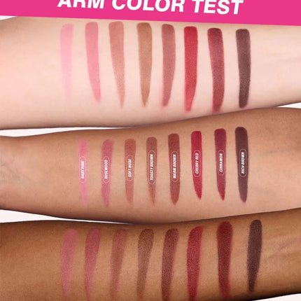 Velvet Brown Lip Liner Pencil Nude Matte Waterproof Non-stick Cup Cherry Red Lip Liner Lip Contour Pen Lipstick Makeup For Woman