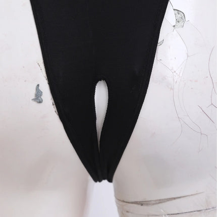 Men Sexy Open Crotch Cutout Sissy Bodysuit Male Cross-dressing Underwear Rave Party Nightclub Couple Games Lingerie Nightwear
