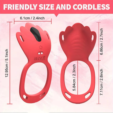 APP Remote Control Wearable Panty Vibrator for Women Vibrating Clit Stimulator Penis Ring for Men Female Sex Toys Couples Games