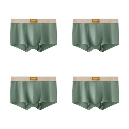 4 pcs Men Underwear Cotton BoxerShorts Hombre Panties Man Breathable Underpants Sexy Sports Comfort Male Boxers Large Size L-7XL